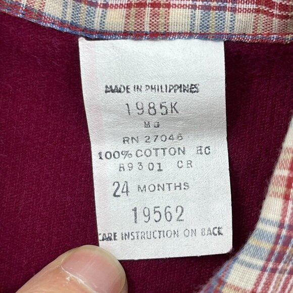 Vintage Western Corduroy Long Sleeve Button Front Shirt Faux Vest - Picture 7 of 10